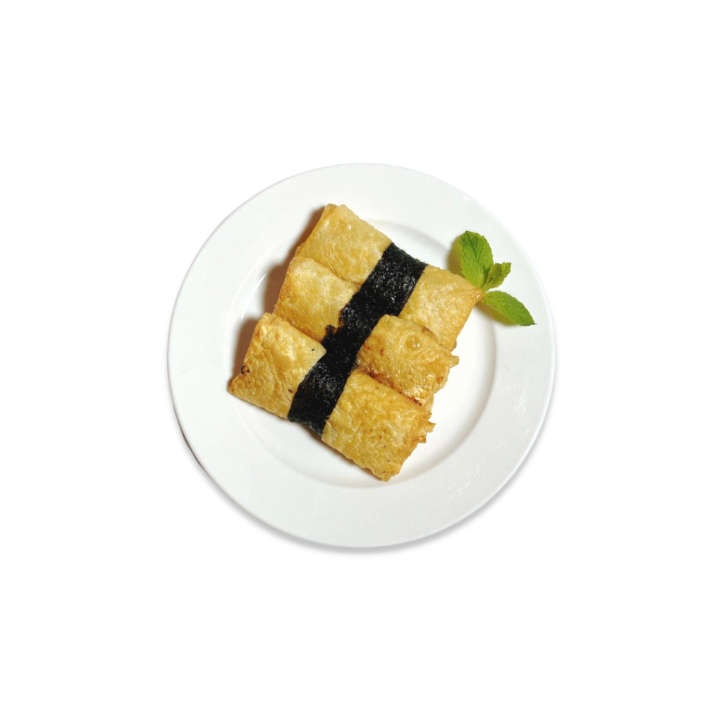 Crisp-fried Beancurd Skin Roll with Fresh Prawns 鲜虾腐皮卷