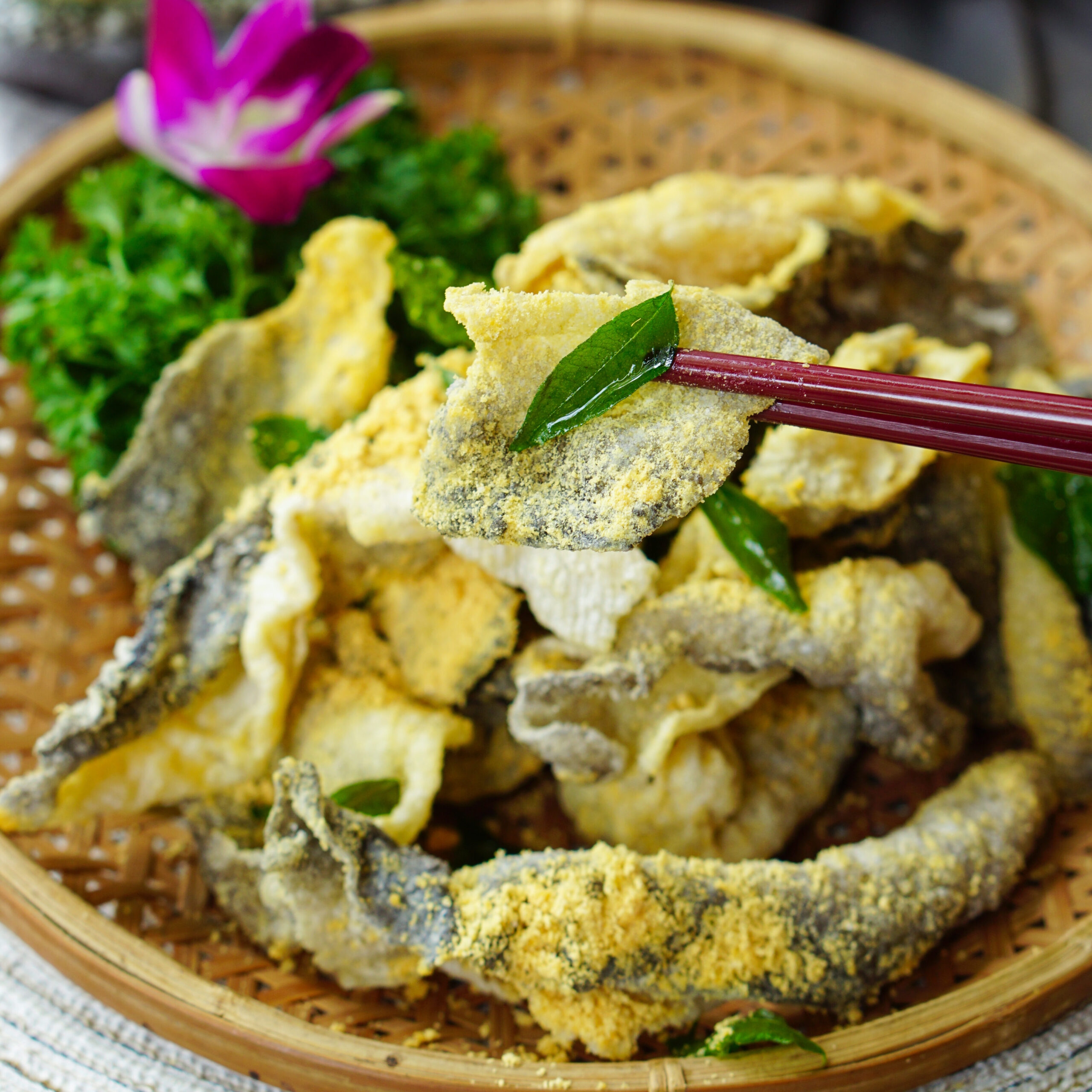 Salted Egg Fish Skin